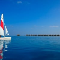 Sail Boat on Blue Lagoon