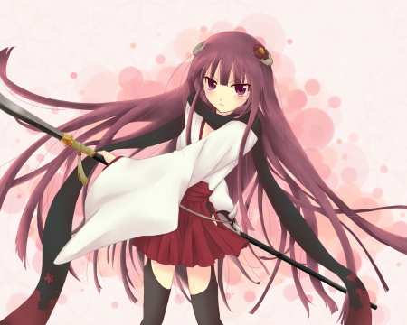 Shirakiin Ririchiyo - long hair, cute, girl, pink