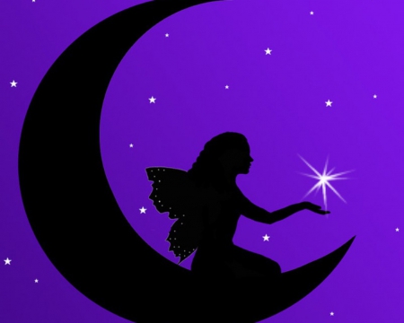 Twinkle - Moon, Twinkle, Purple, Fairy