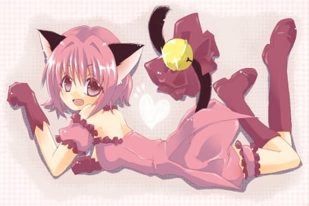 Ichigo Momomiya - mew mew power, pink, heart, tokyo mew mew, ichigo momomiya, cute, zoey hanson