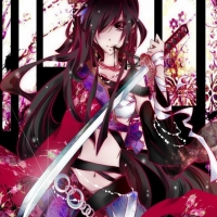 beautiful swordswoman riko