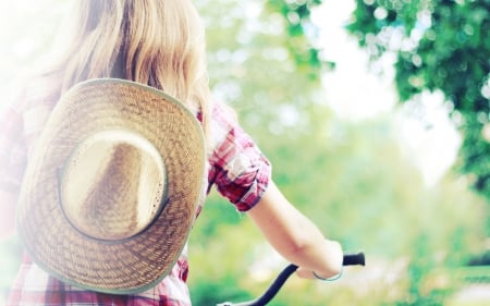 Hat - cycle, women, ride, Hat