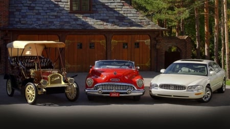 Then and Now - cars, buicks, antiques, classics