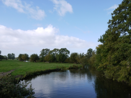 The Stour above Flatford - Constable, Stour, Suffolk, Flatford