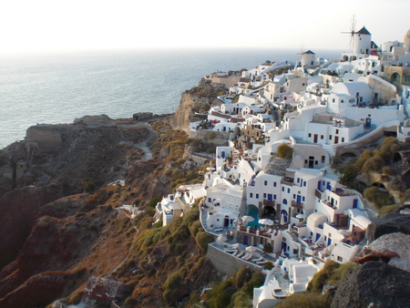 Santorini island - greece, island, houses