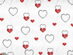 Red and White Hearts