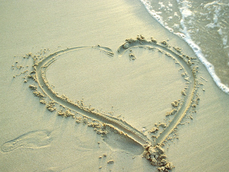 Heart20From20Sand - sand, heart