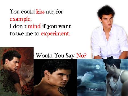 Kiss - Jacob - wolf, bella, new moon, black, jacob black, twilight, eclipse, kiss, jacob