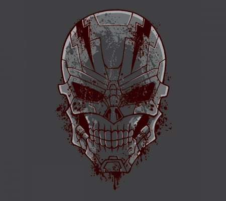 skull - skull, bones, monster, wallpaper, gothic, cyborg, fantasy, art, games, horror, movies, desktop