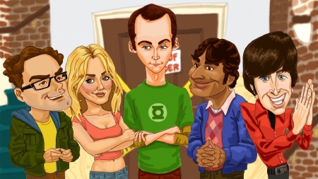 The Big Bang Theory Art Wallpaper - BIG BANG, tv shows, TV Show, The Big Bang Theory