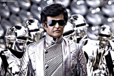 Rajinikanth - stanwinston, robot, rajini, animatronics, studio, rajinikanth, visual effects, superstar rajinikanth, enthiran, tamil film, aishwarya rai, robo, superstar, tollywood, bollywood