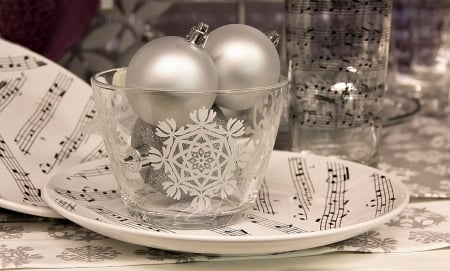 Still Life - merry christmas, balls, xmas, still life, music, christmas balls, christmas