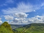 gorgeous sky over a sea of fields