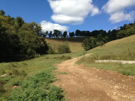 Just As You Enter The Hills... - Hills, Nature, Fields, Rural