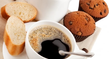 * Good morning * - morning, cake, good morning, drink, coffee, bread, cup of coffee, cup