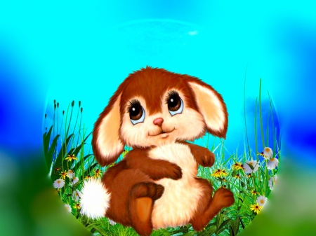 LITTLE BUNNY - creation, cute, bunny, little