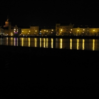 Prague at night