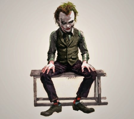 joker artistic - batman, art, movie, joker, wallpaper, desktop, fantasy