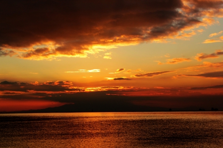 Golden Nature! - nature, sky, golden, sunset