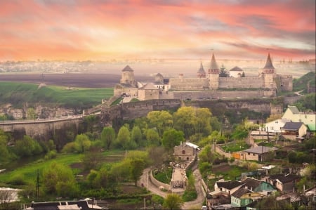 Kamjanets-Podilskyj fortress - Kamjanets-Podilskyj, Ukraine, ukrainian fortress, castle