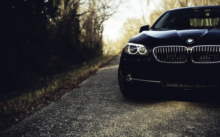 BMW M5 - black, BMW, car, M5