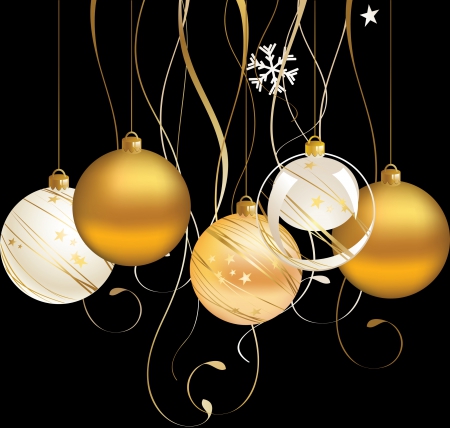 à¹‘â™¥à¹‘ - light, decorations, beautiful, golden, baubles