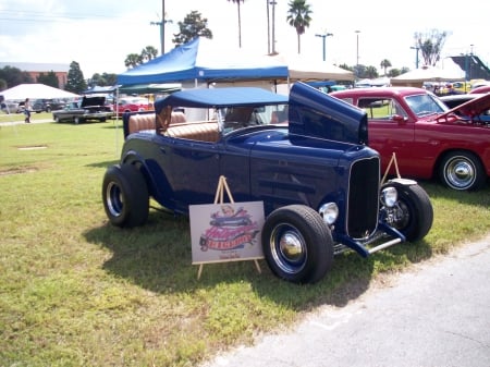 Highboy - ford, classic, hotrod, blue