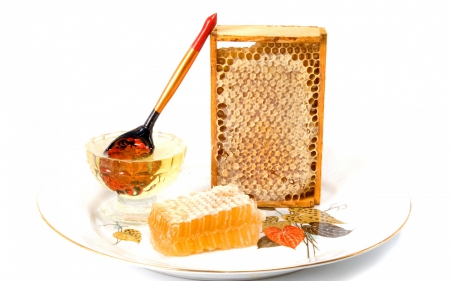 *** Sweet honey *** - honey, nature, sweet, bowl