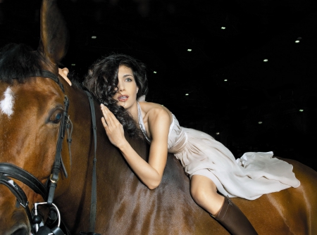 *** Beautiful girl on the horse *** - women, models, sexy, people, female, model, horses, horse, beautiful