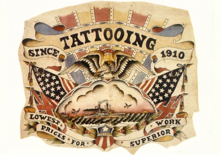 Tattooing Advertisement 1 - wide screen, tattoo, artwork, painting, advertisement, art