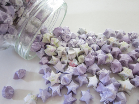 Purple Stars - Soft, Decoration, Purple, Stars