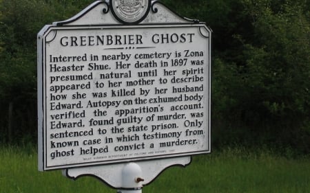 Greenbrier Ghost - virginia, halloween, ghost, scary, spooky