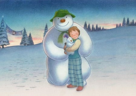 The Snowman - Cartoon, Tale, The Snowman, Christmas