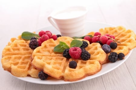 *** Yummy *** - dessert, food, yummy, waffels