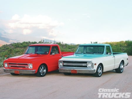 Red, White, And Blue - gms, bowtie, classics, trucks