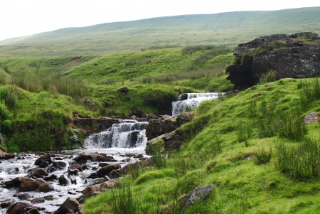 Breacon Beacons Waterfall - Breacon beacons, Nature, Waterfall, Wales, Landscape, Pen-Y-Fan