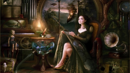 Artistic - witch, artistic, women, cgi, fantasy, beauty