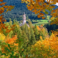 Autumn church