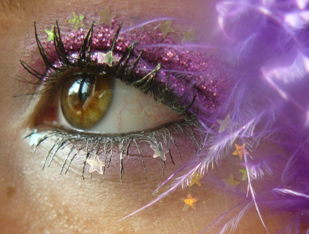 Purple Eye - style, purple, eye, make up