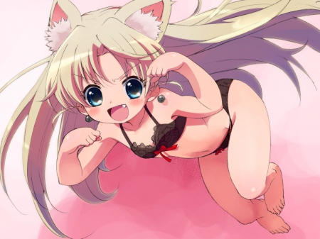 Neko Mouse Hunt - underwear, cute, girl, animal ears