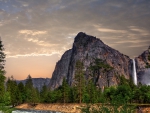 fantastic landscape of yosemite np hdr