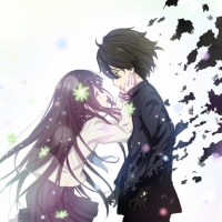 Eru Chitanda and Houtarou Oreki