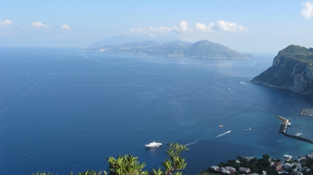 View from Capri - Capri, Adria, Italia, Blue dream