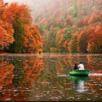 Lake walkers