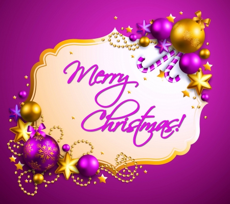 Merry Christmas - pretty, abstract, spheres, beauty, gold, lovely, stars, christmas, white, season, purple, golden, candy canes, beaitful