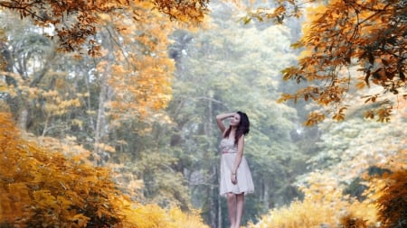 *** Autumn girl *** - female, people, autumn, model, girl