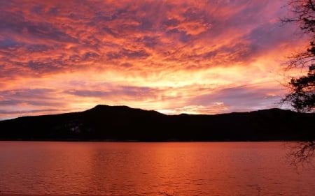 Fiery Sky! - fiery, sunset, nature, sky