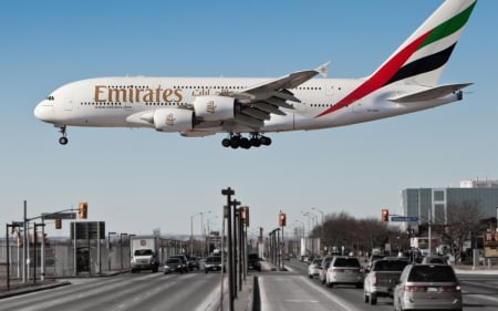 Landing - street, amazing, car, landing