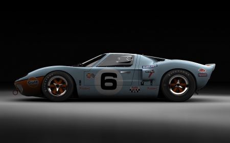 Ford GT40 mark I gulf lemans - speed, auction, six, race