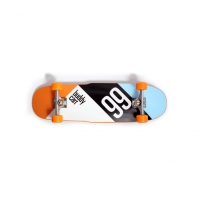 skateboard orange and blue